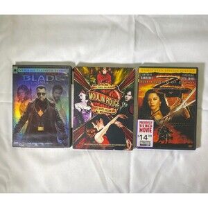 DVD 3 Bundle Set, Blade Trinity, Moulin Rouge, The Legend of Zorro